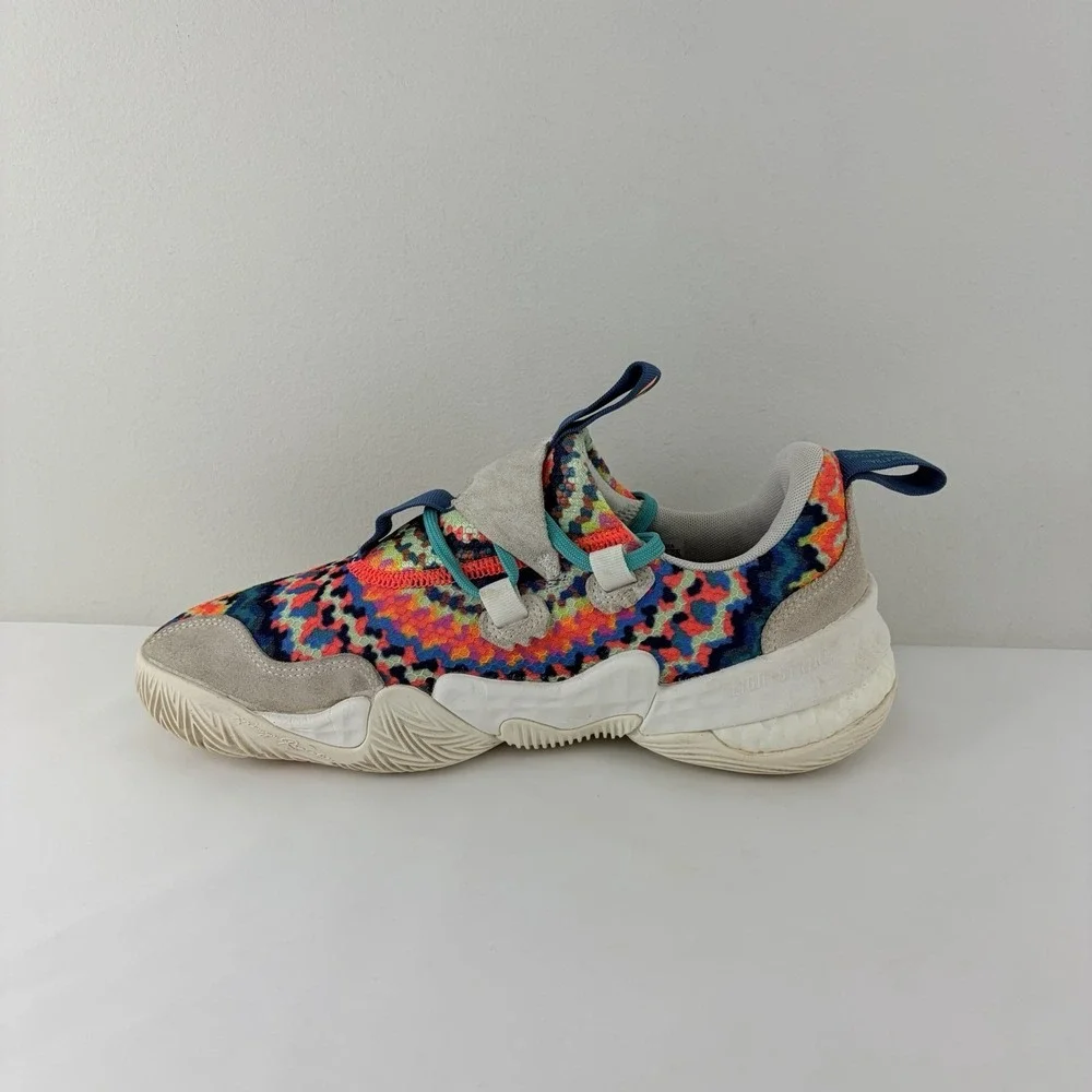 Adidas Trae Young 1 Men US 8 Multicolor Knit Basketball Shoes Sneakers